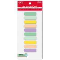 Bloc Notes Index Pastel 45x12 Daco BN302