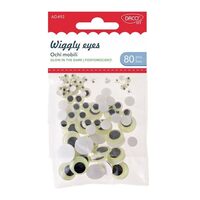 Accesorii craft - AD492 ochi mobili fosforescenti DACO