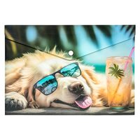 Mapa A4 cu buton  Panta Dog Chillo