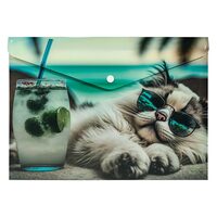 Mapa A4 cu buton Panta Cat Chillo