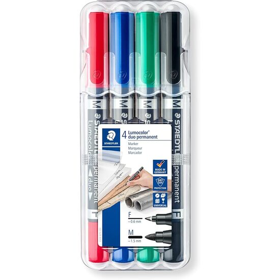 Marker permannet 2 capete set 4 348 WP4