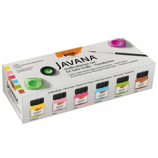 Vopsea acrilica textila set 6 Kreul