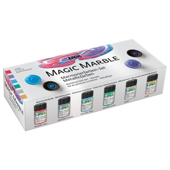 Vopsea  Magic Marble Metallic set 6 Kreul