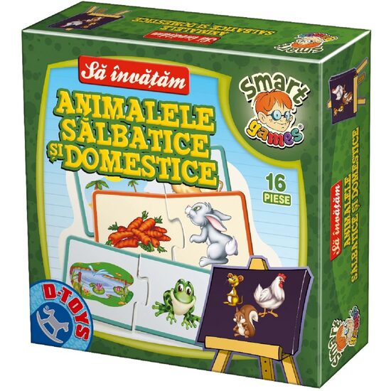 Sa invatam - Cutie mica animale salbatice si domestice DTO50793