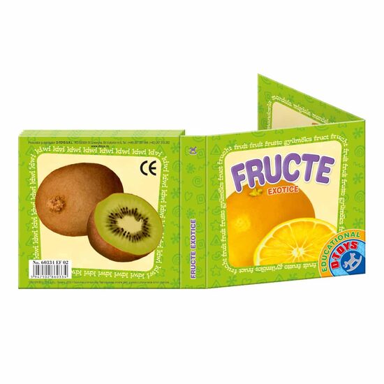 Carte plianta Fructe Exotice D-Toys