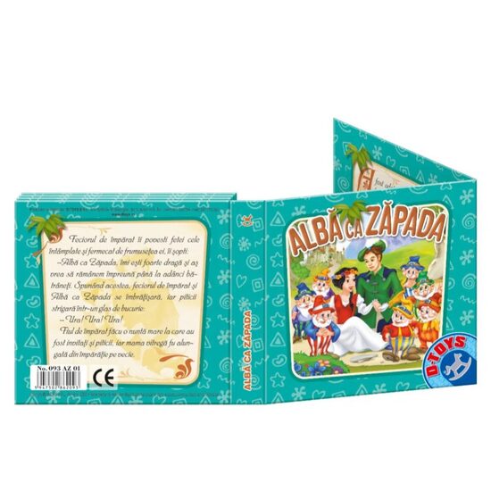 Carte plianta Alba ca Zapada D-Toys