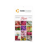 CALENDAR DE PERETE 2025 FLORI 22x32 cm PERSONALIZAT