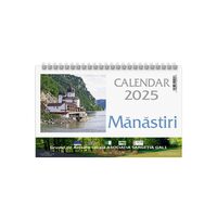 Calendar de birou 2025 Manastiri din Romania PERSONALIZAT