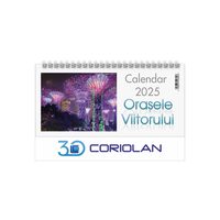 Calendar de birou 2025 Orasele Viitorului PERSONALIZAT