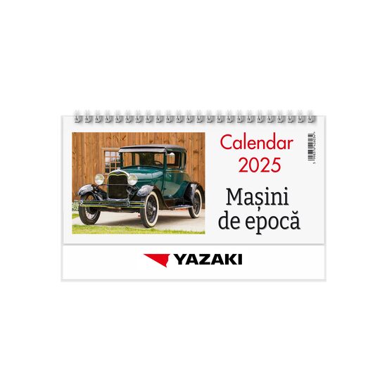 Calendar de birou 2025 Masini de Epoca PERSONALIZAT