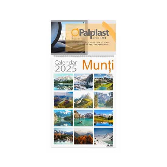 Calendar de perete 2025 Munti 22x32 cm PERSONALIZAT