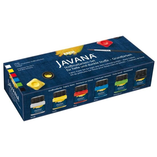 Vopsea textila Javana Basic set 6 Kreul