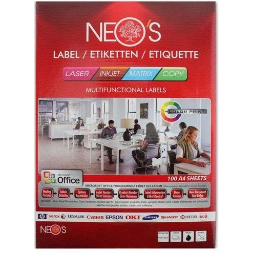 Etichete A4 4/coala top 100 NEOS