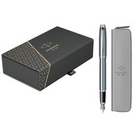 Stilou + etui Parker IM Royal Blue Grey