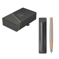 Stilou + etui Parker IM Royal Premium Silver