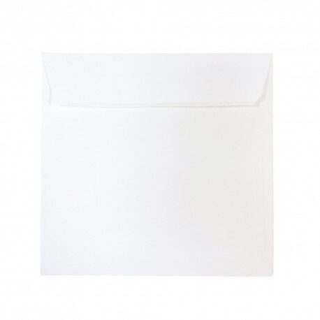 Plic 16x16 cm patrat alb siliconic Daco PC1616W set 25