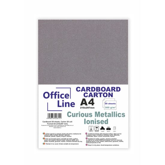 Carton A4 300gr Curious Metallics ionised top.20 coli
