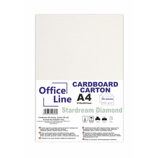 Carton A4 285gr Stardream Diamond top 20 coli