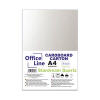 Carton A4 120gr Stardream 00 quartz top.25 coli