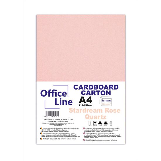 Carton A4 120gr Stardream 23 rose quartz top.25 coli