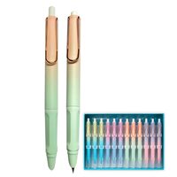 Stilou retractabil cu cerneala termosensibila S2656 pastel