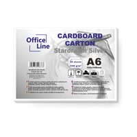 Carton A6 240gr Stardream 08 silver top.20 coli