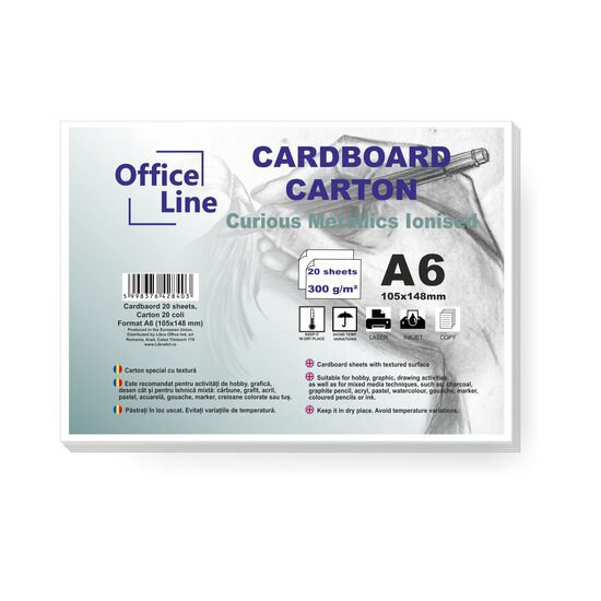 Carton A6 300gr Curious Metallics ionised top.20 coli