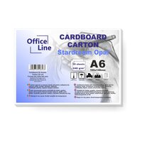 Carton A6 240gr Stardream 01 opal top.20 coli
