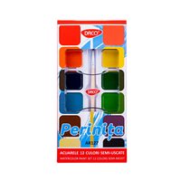 Acuarele 12 culori semi-uscate perinita DACO AR127