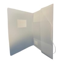 Mapa plastic cu elastic A4 Optima transparent mat 50000