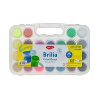 CULORI GUASA 25 CULORI 20ML BRILIA DACO CU225