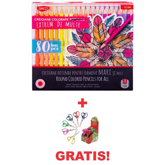 SET CREIOANE COLOR + FOARFECA GRATIS!