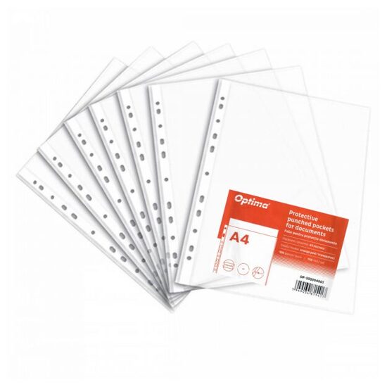 MAPA PROTECTIE A4 SET.100 OPTIMA 25+5 GRATIS!