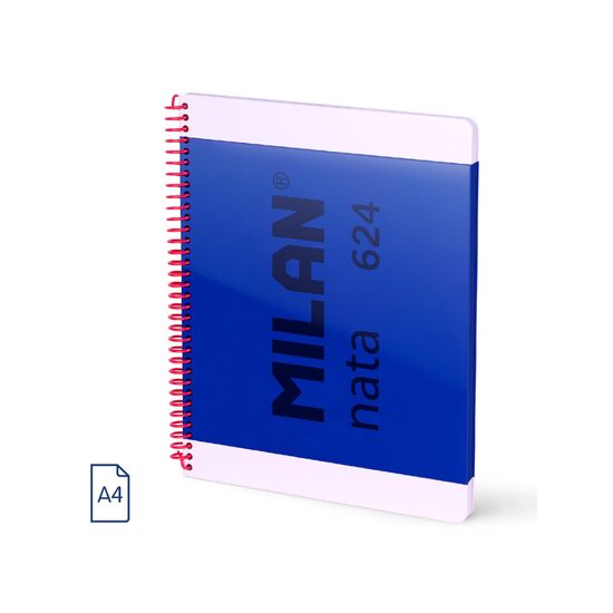 Caiet A4 80 file aritmetica spira Milan albastru nata 570