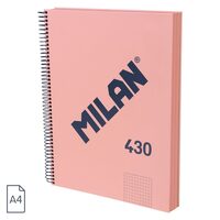 Caiet A4 120 file aritmetica spira Milan roz 430