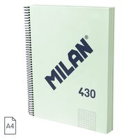 Caiet A4 120 file aritmetica spira Milan verde 430