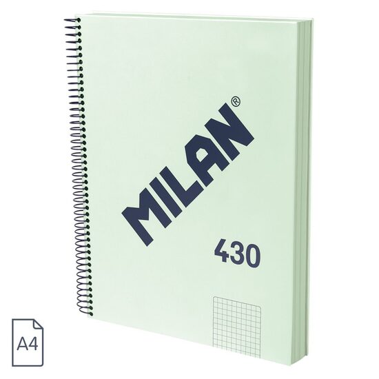 Caiet A4 120 file aritmetica spira Milan verde 430