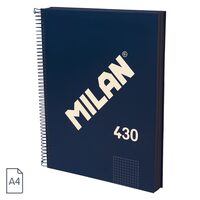 Caiet A4 120 file aritmetica spira Milan albastru 430