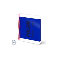Caiet A5 80 file aritmetica spira Milan albastru nata 570