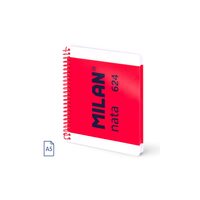 Caiet A5 80 file romana spira Milan roz nata 570