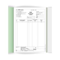 AVIZ A4 2EX. PERSONALIZAT 50 SET/BLOC TIPAR CU NEGRU