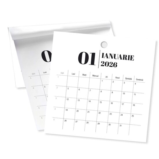 Calendar ORGANISER 2026 32x32cm 12 file