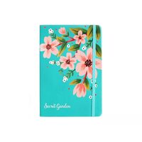 AGENDA NEDATATA 14X20.5CM CU ELASTIC FLORAL