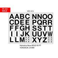 ETICHETE LITERE 15MM TANEX-513