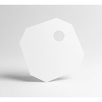 Etichete carton alb pentru pahare cu picior 100 buc/set