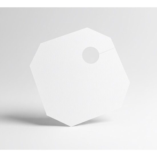 Etichete carton alb pentru pahare cu picior 100 buc/set