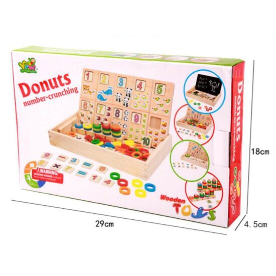 JOC EDUCATIV -TABLITA MULTIFUNCTIONALA +PIESE CU CIFRE 01294