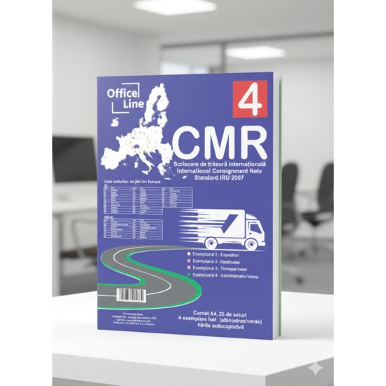 CMR 4 exemplare 25 seturi / carnet OFFICE LINE