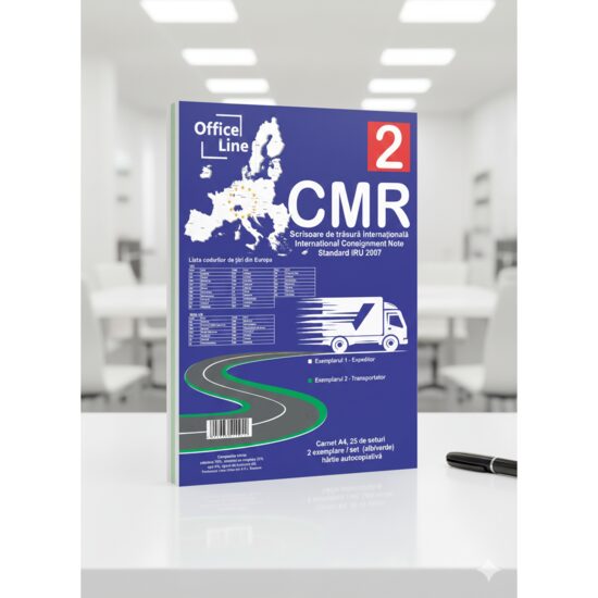 CMR 2 exemplare 25 seturi / carnet OFFICE LINE