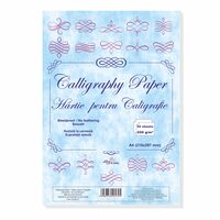 Hartie alba pentru caligrafie, suprafata neteda 30 coli 250g